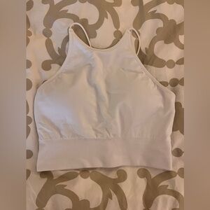 NVGTN Women's White High-Neck Bralette Large